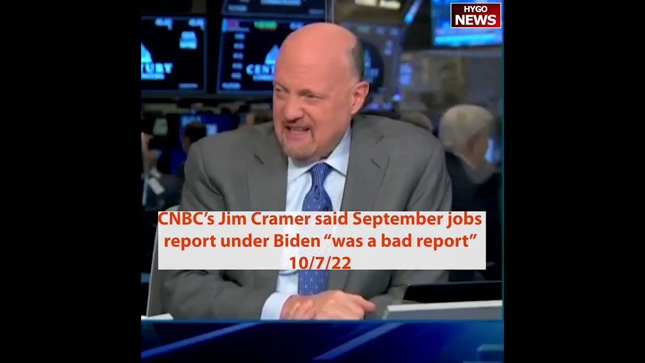 Biden on jobs report: best ahead, historic progress; CNBC Cramer said “was a bad report” #shorts