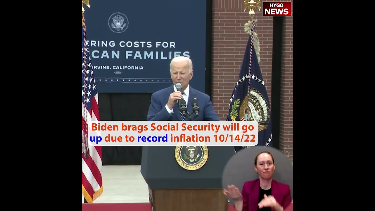 Biden brags Social Security will go up due to record inflation