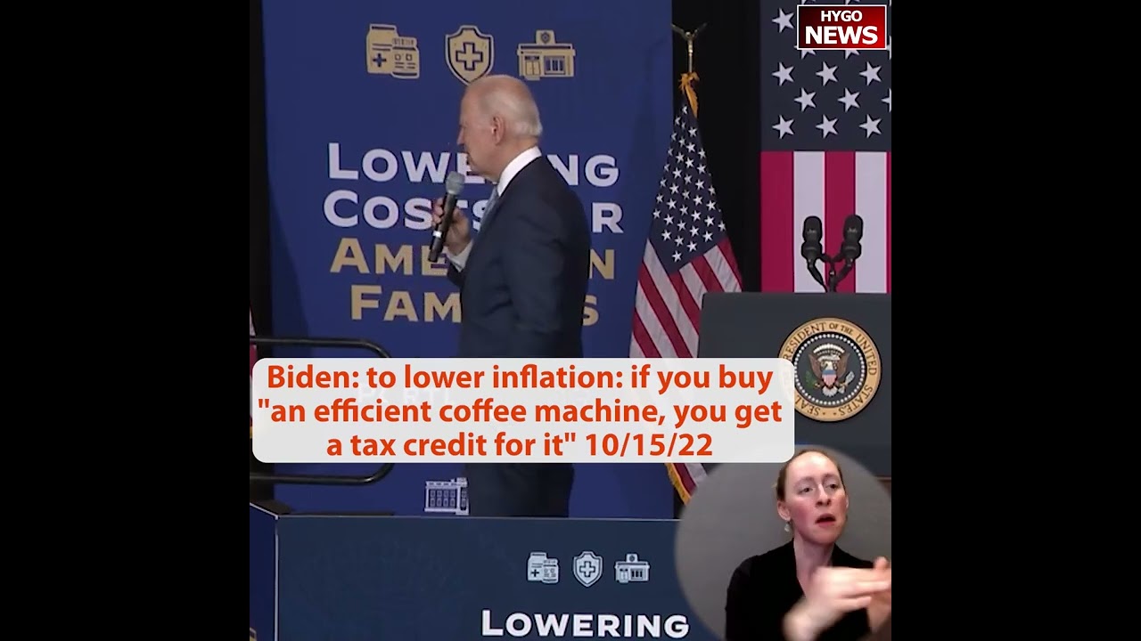 Biden: buy energy efficient coffee machines