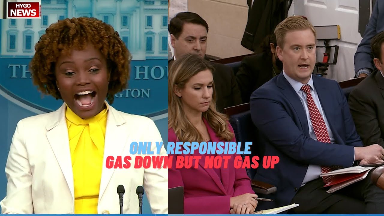 WH no answer Biden only responsible for gas down but not gas up? no more oil reserve release; more?