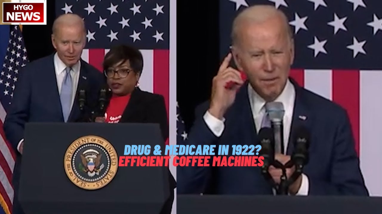 Biden: no chairs, blood pressure drug & Medicare in 1922? Buy energy efficient coffee machines