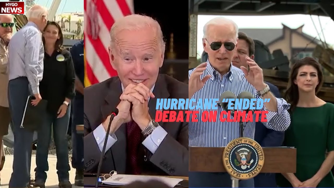 Biden: Hurricane “ended” debate on climate change, smirked reporters out; Harris Venn Diagrams