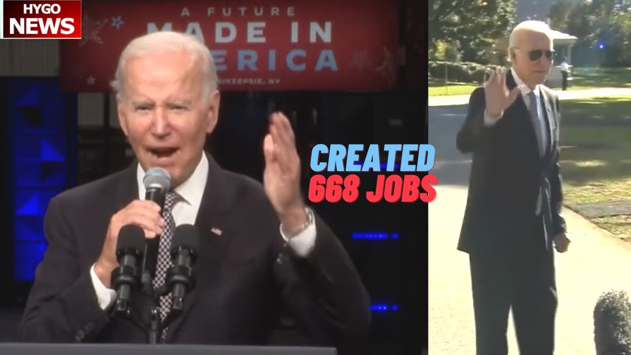 Biden: “has created … 668 manufacturing jobs”; Democrats refuse to answer border crossing problems