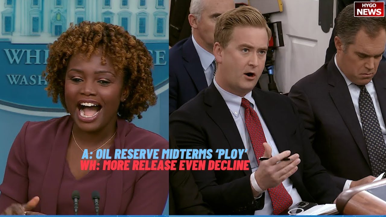 Q: 100% chance recession? Release more oil as Midterms ‘Ploy’? WH: more release even already decline