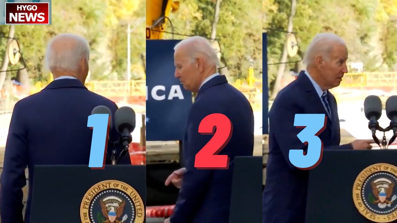 Biden once again gets lost, does complete 270-degree turn as he attempts to leave stage