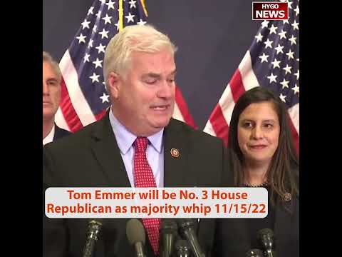 Tom Emmer will be No. 3 House Republican as majority whip