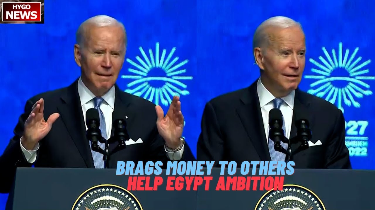 Biden brags money to others: low & middle-income countries, to help Egypt elevating climate ambition