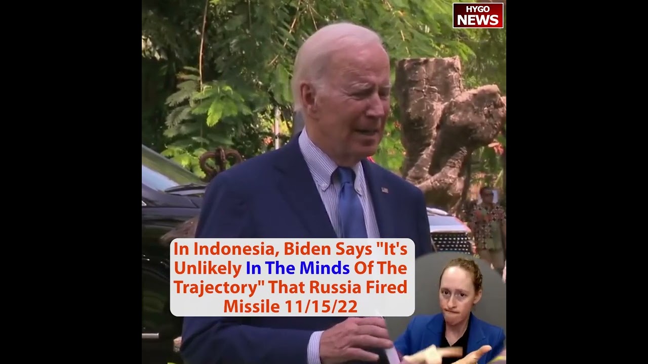 Biden: it’s unlikely, “in the minds” of the trajectory, that it was fired from Russia