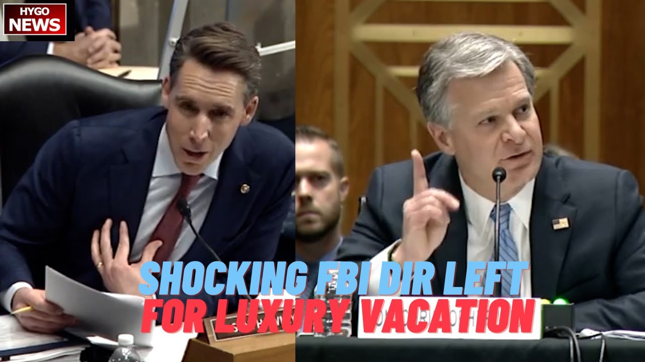 Shocking: FBI Dir Wray left government hearing early for luxury vacation