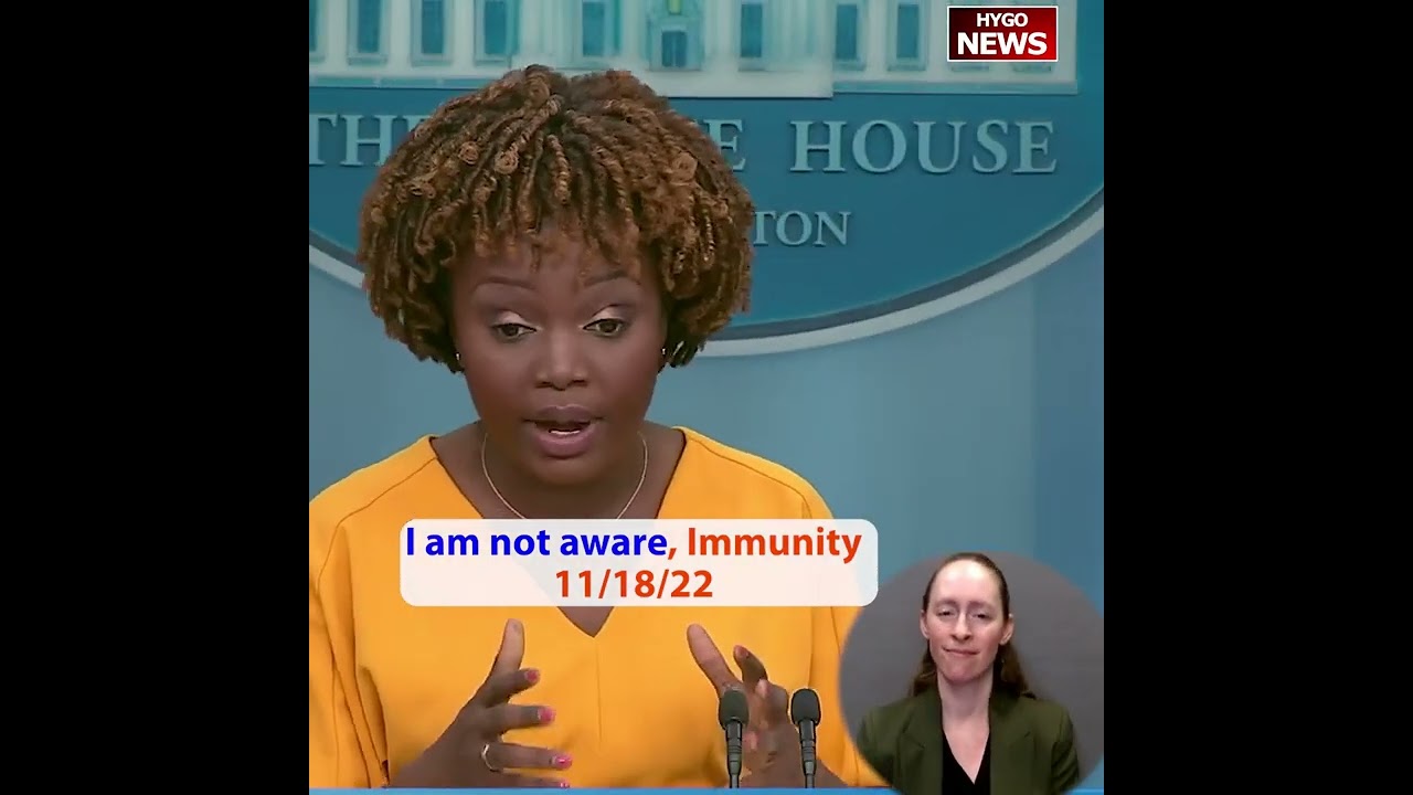 Q: I’m asking presidential involvement A: I am not aware of any, I’m not aware