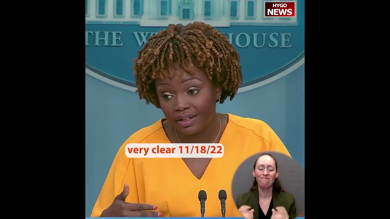 Crystal clear: KJP used “very clear” 19 times and “clear” 28 times in her one Press briefing