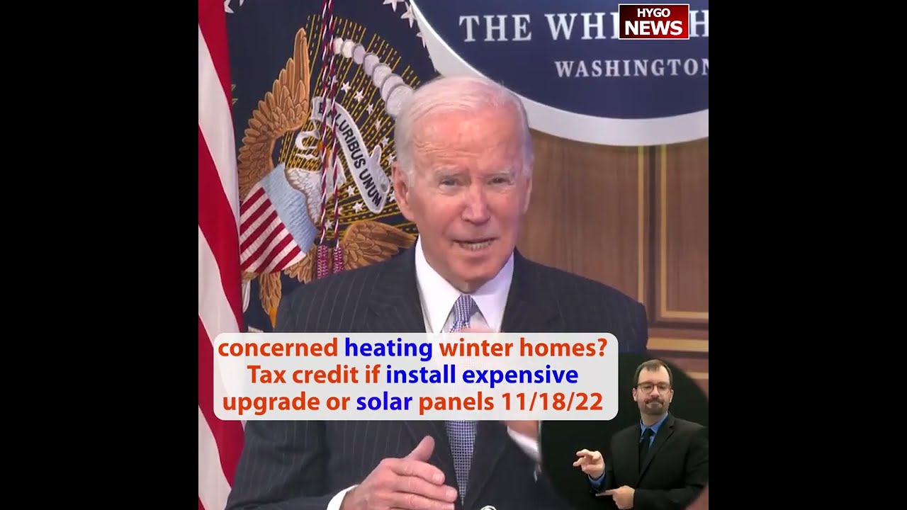 Concerned heating winter homes? Tax credit if install expensive upgrade or solar panels