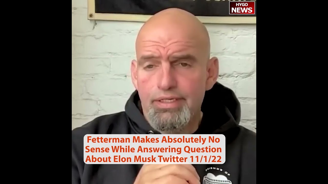 Fetterman makes absolutely no sense while answering question about Twitter