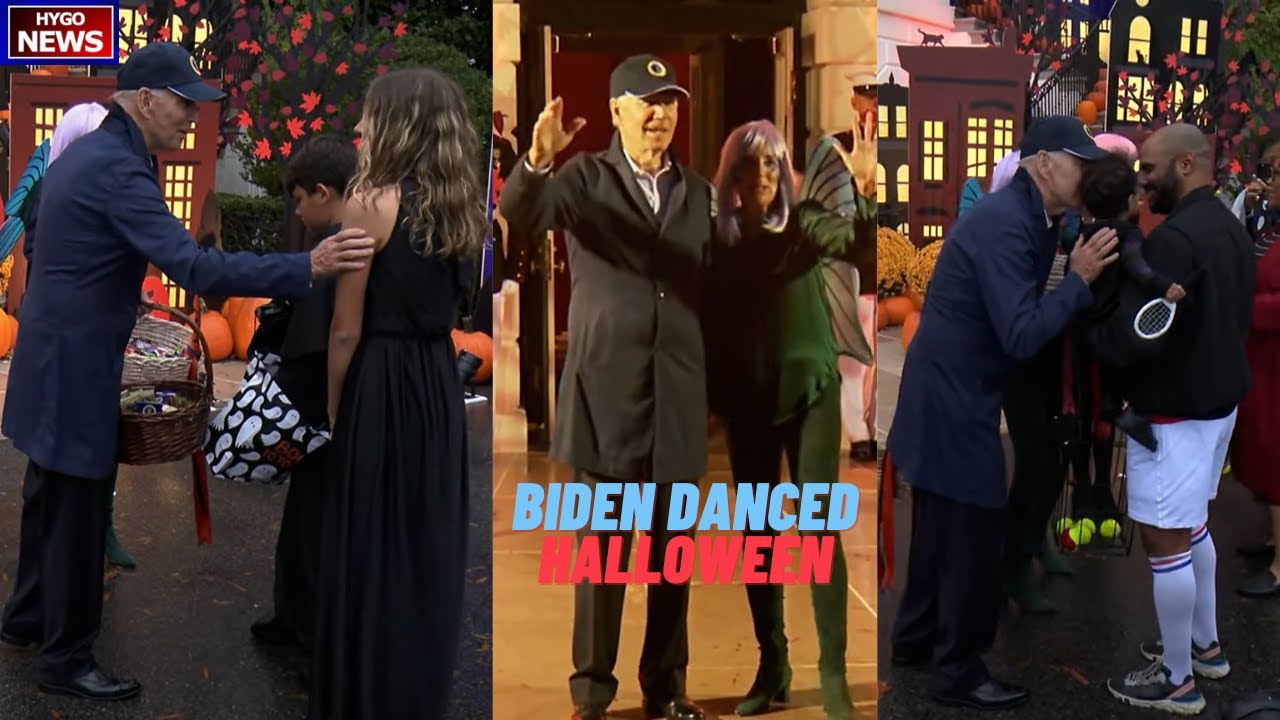 Biden Halloween: Joe danced, Jill in her fairy costume and purple wig