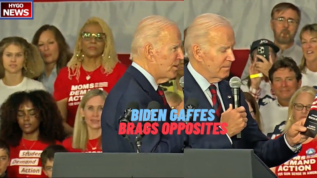 Biden forgets he was VP & senator to President, brags opposites, spend $13K to get $500 tax credit