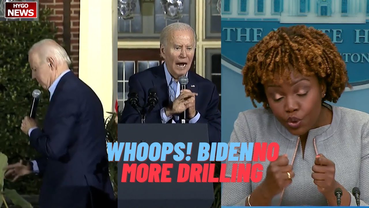 Whoops! Biden: No more drilling, no taxes increase, Inflation Reduction reduce costs of everything!