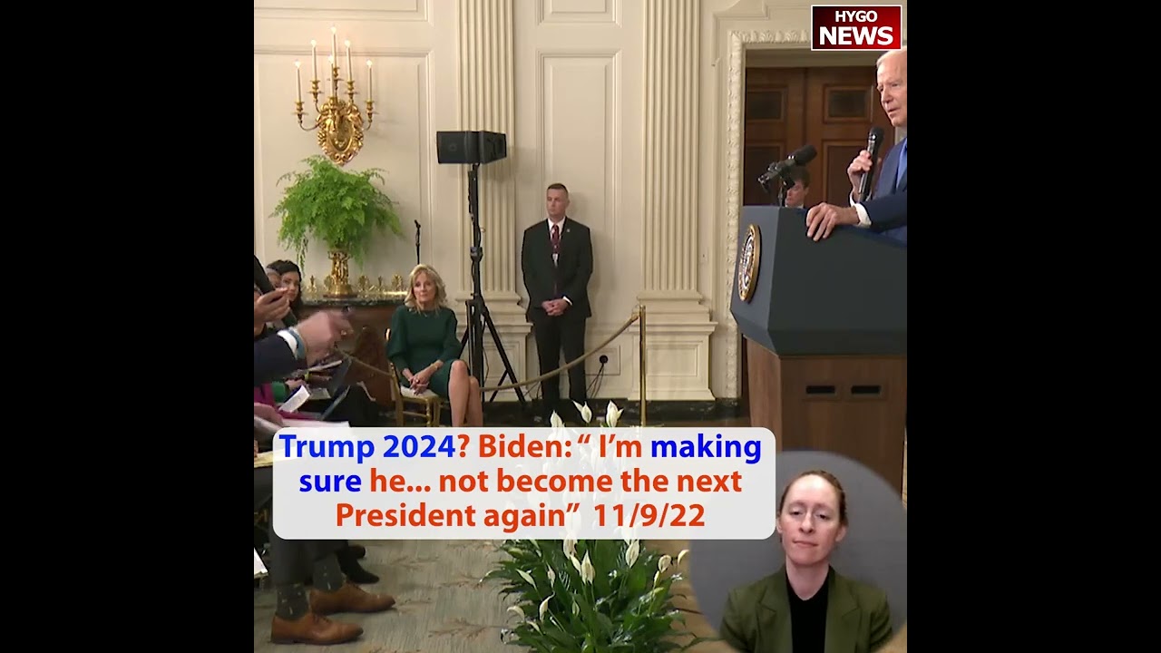 Q: Trump 2024? Biden: “ I’m making sure he… not become the next President again”