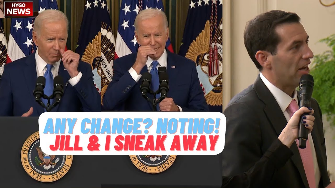Any change? BIDEN: Nothing, we have more money; convinced soft landing; Jill & I sneak away for week