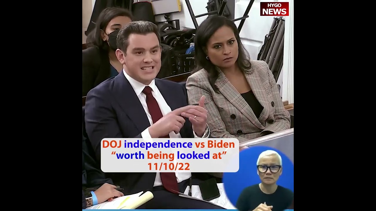 DOJ independence contradicts Biden said Musk/Twitter “worth being looked at”