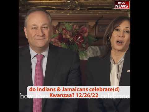 Kwanzaa was created 1966, Harris born in 1964, do Indians & Jamaicans celebrate Kwanzaa?