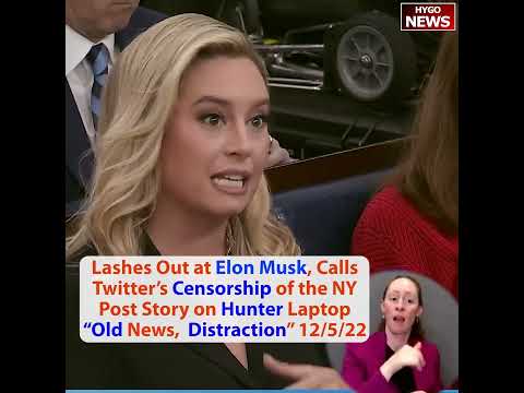 Lashes Out @ElonMusk, Calls Twitter’s Censorship of NY Post Hunter Laptop “Old News, Distraction