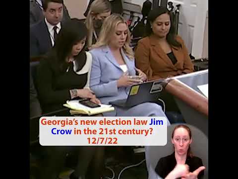 Georgia’s new election law Jim Crow in the 21st century?