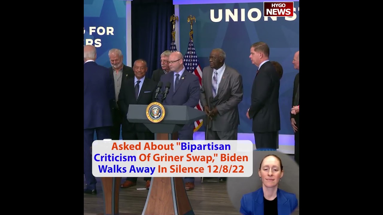 Asked About “Bipartisan Criticism Of Griner Swap,” Biden Walks Away In Silence