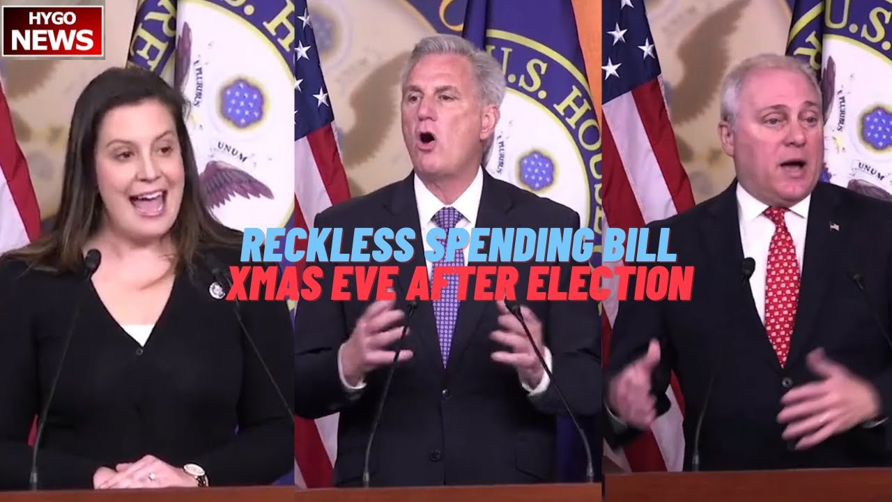 Democrats’ reckless spending Bill on Xmas Eve after election & refused to take responsibility