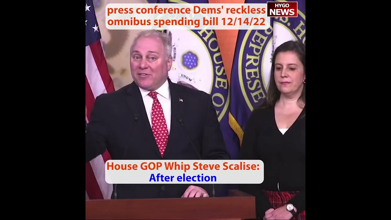 A bill that nobody has seen, after election, Xmas Eve, had all year, House GOP Whip Steve Scalise