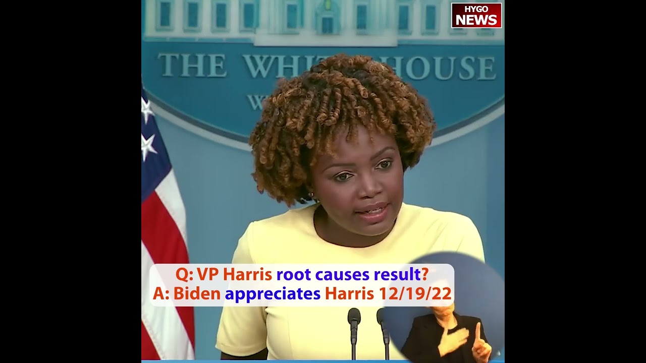 Q: VP Harris root causes result? A: Biden appreciates Harris