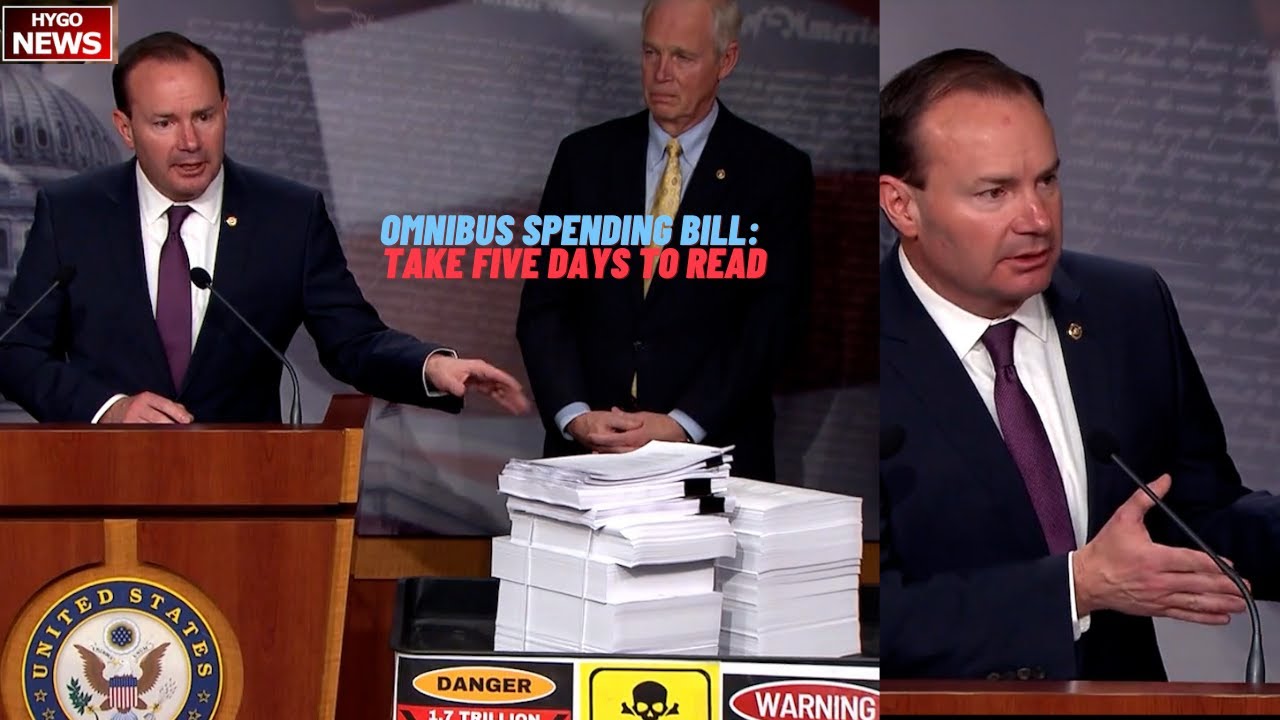 Omnibus spending bill: take five 24-hour work days to read 4155 pages, Bible only 1200 pages long