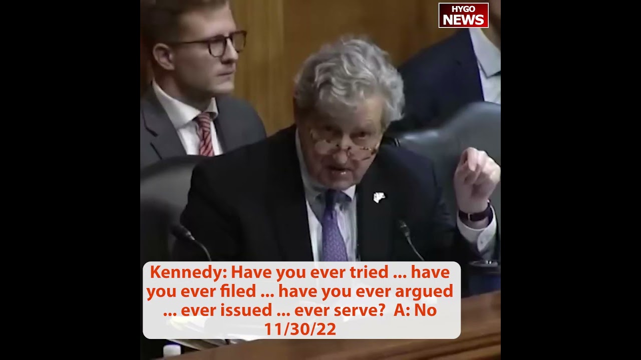 Kennedy: Have you ever tried … have you ever filed … have you ever argued … ever serve? A: No