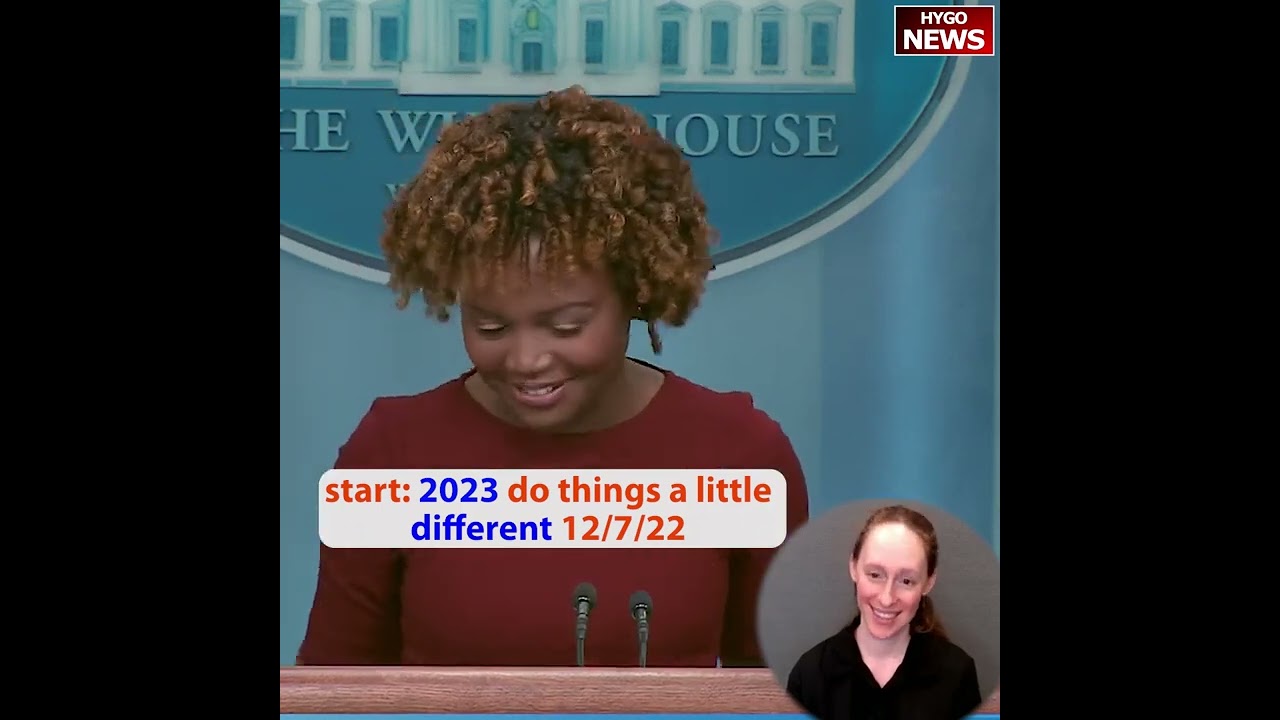 Start: 2023 do things a little different, end hard question: Why were some press corps not invited?