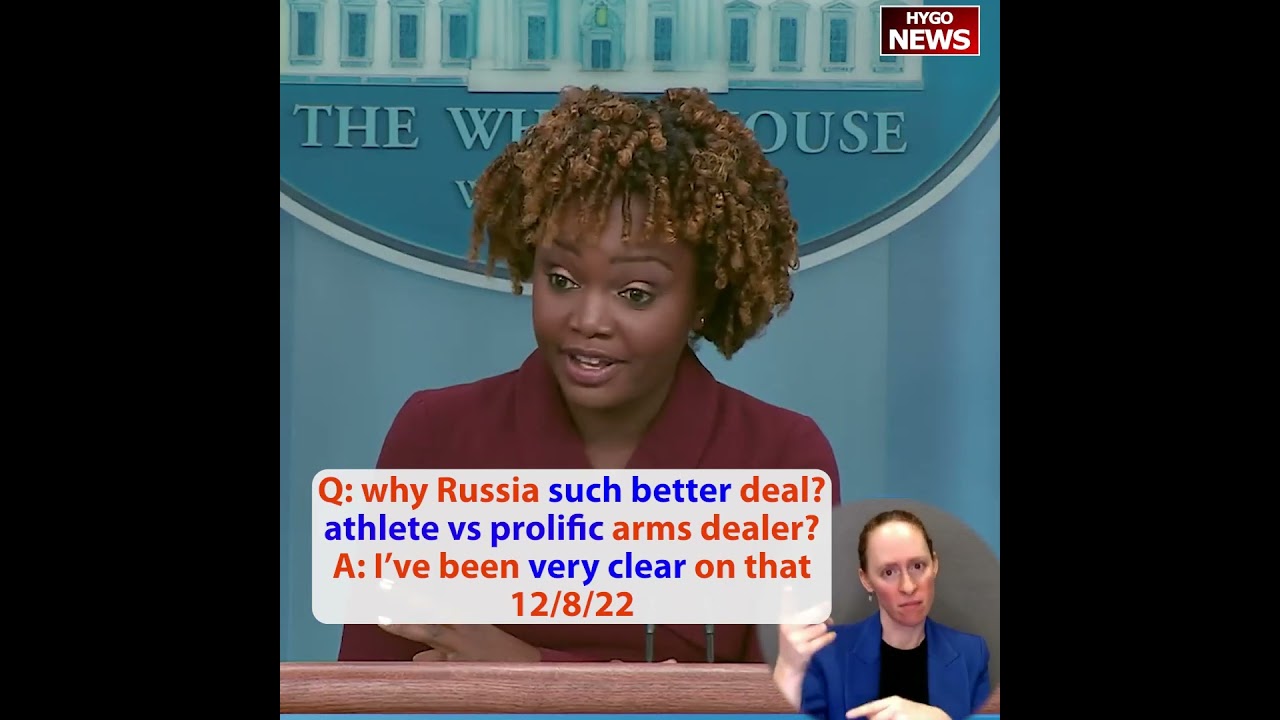 Q: why Russia such better deal? athlete vs prolific arms dealer? A: I’ve been very clear on that