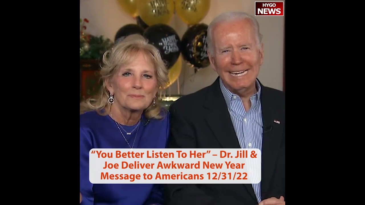 “You Better Listen To Her”, Jill and Joe delivered an Awkward New Year Message to Americans