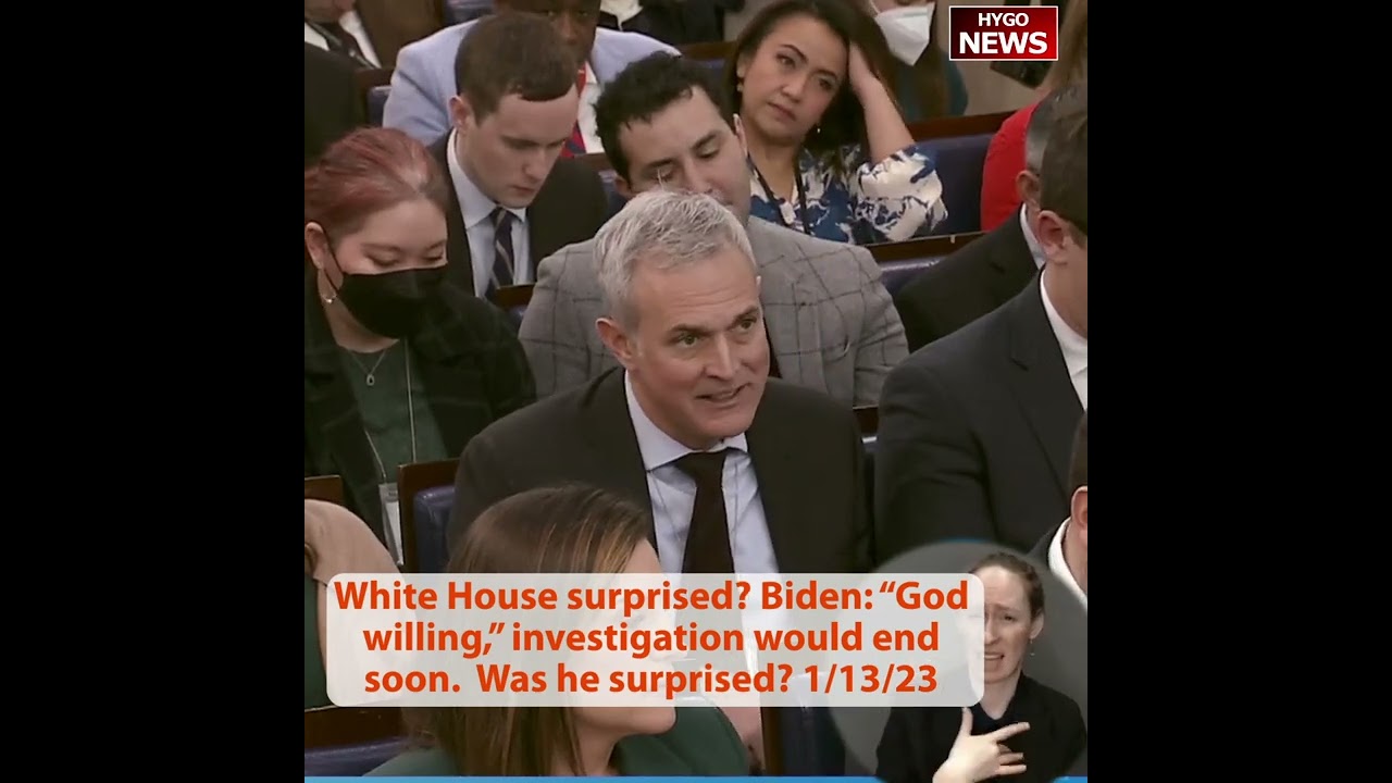 White House surprised? Biden: “God willing,” investigation would end soon. Was Biden surprised?