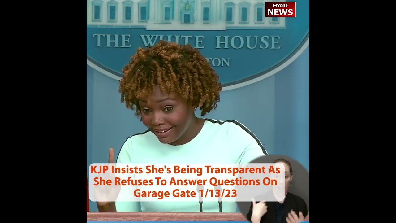 KJP Insists She’s Being Transparent As She Refuses To Answer Questions On Garage Gate