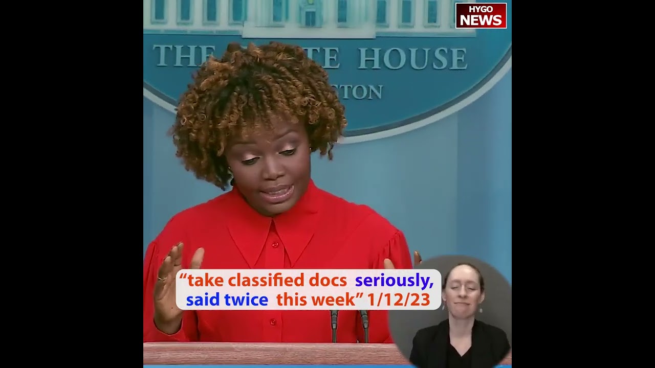 Repeat: “take classified docs seriously, said twice this week”