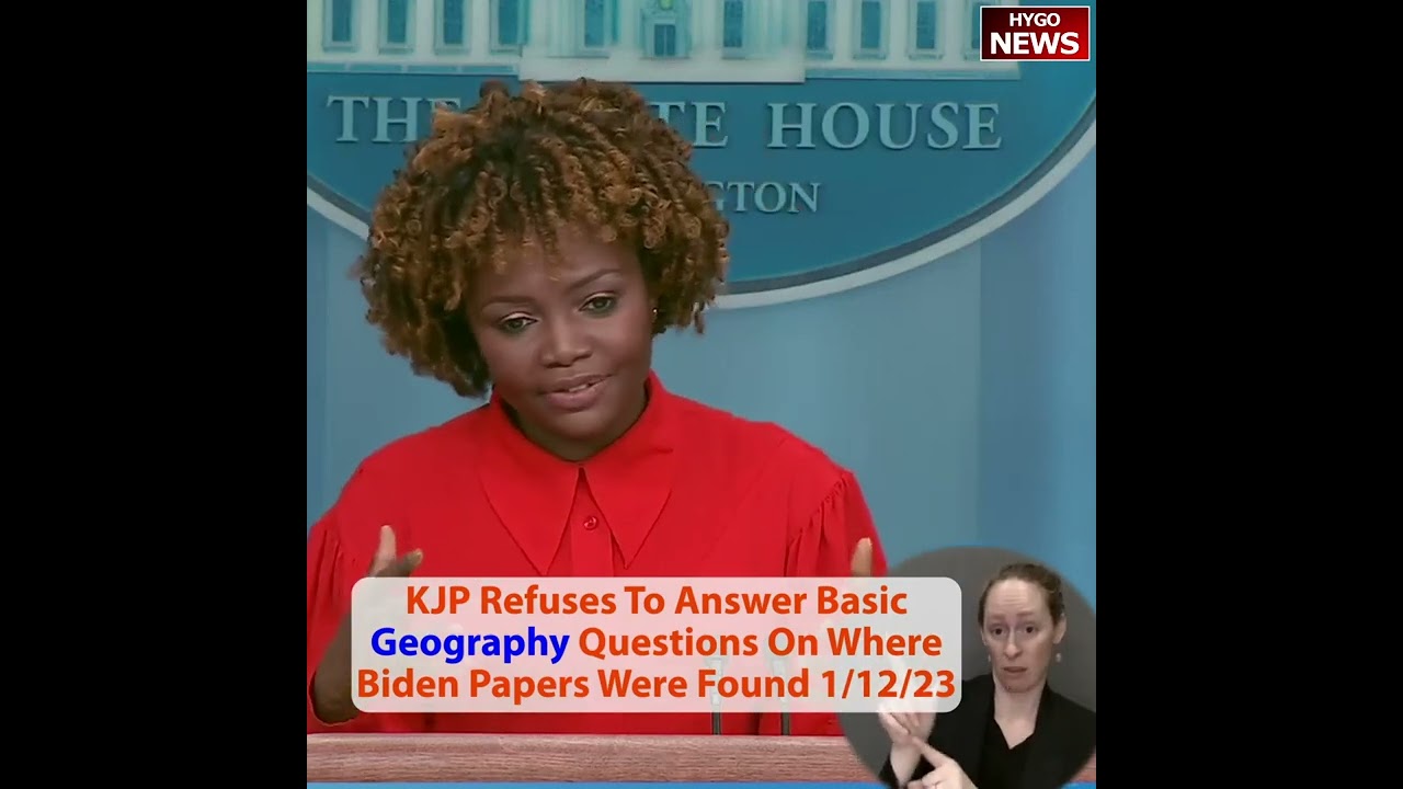 KJP Refuses To Answer Basic Geography Questions On Where Biden Papers Were Found; Refer to DOJ …