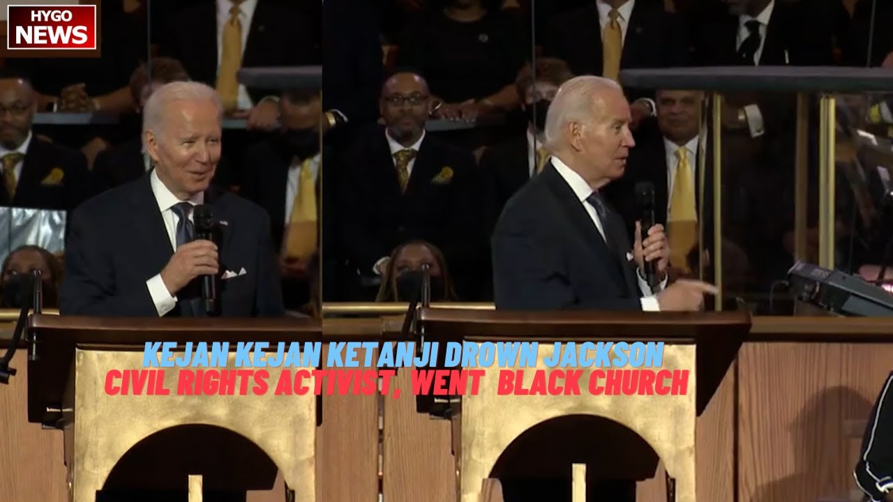 Biden appointed Kejan Kejan Ketanji Drown Jackson; Biden civil rights activist, went black church