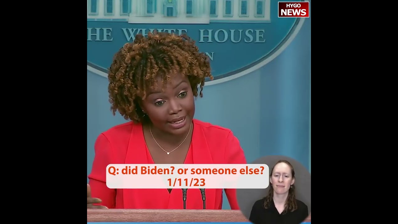 Q: Biden was surprised to learn docs means he didn’t bring docs? A: They did the right thing