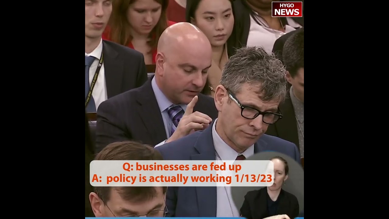 Q: businesses are fed up A: policy is actually working