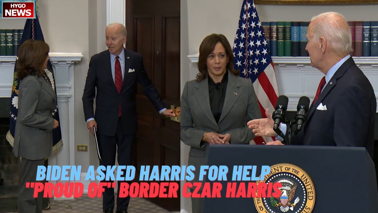 Biden lost response & asked Harris for help, “proud of” border czar Harris, 1st day to fix & blame