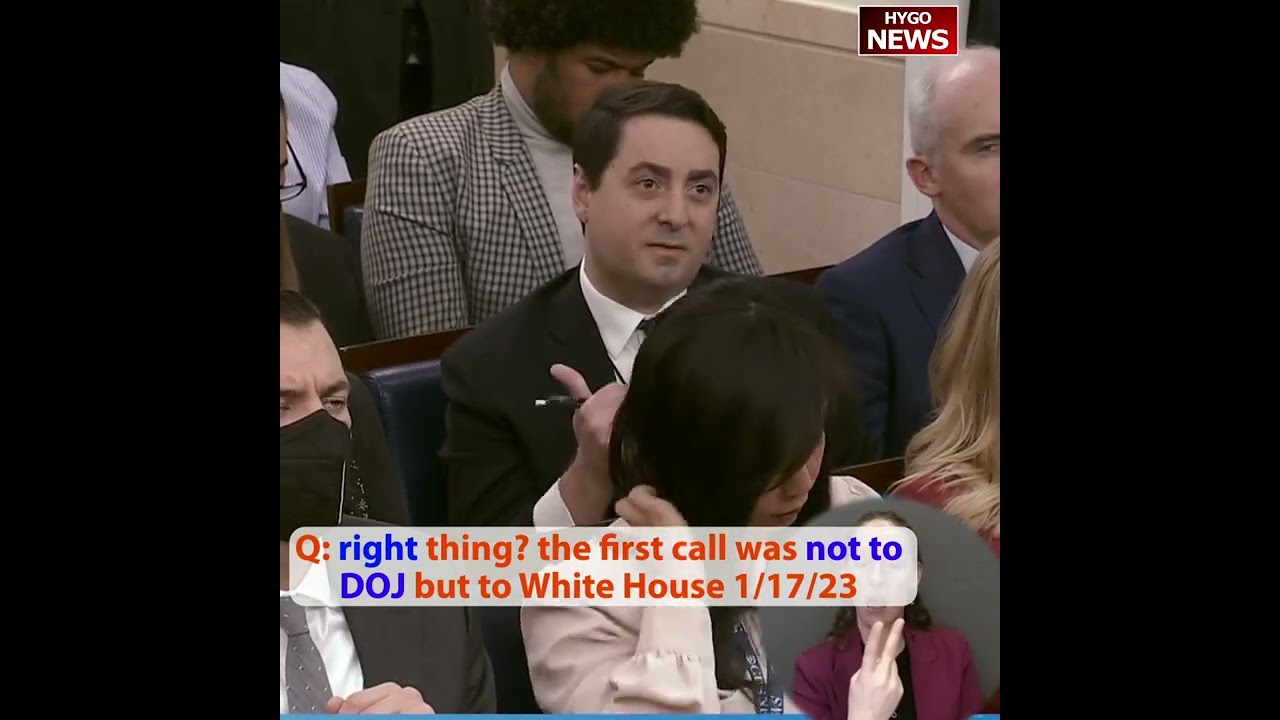 Q: right thing? the first call was not to DOJ but to White House