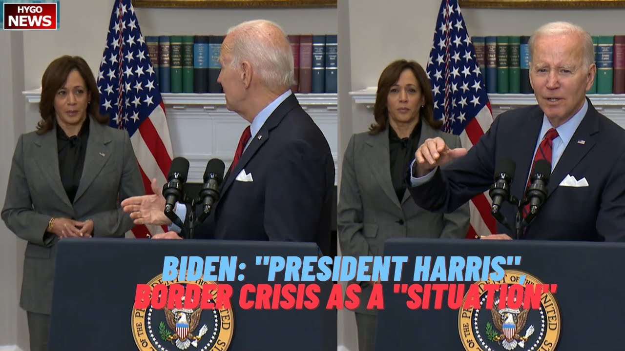 Biden once again called Harris “President Harris”, refers to border crisis as a “situation”