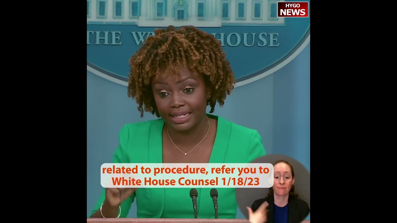 Q: related to procedure A: refer you to White House Counsel