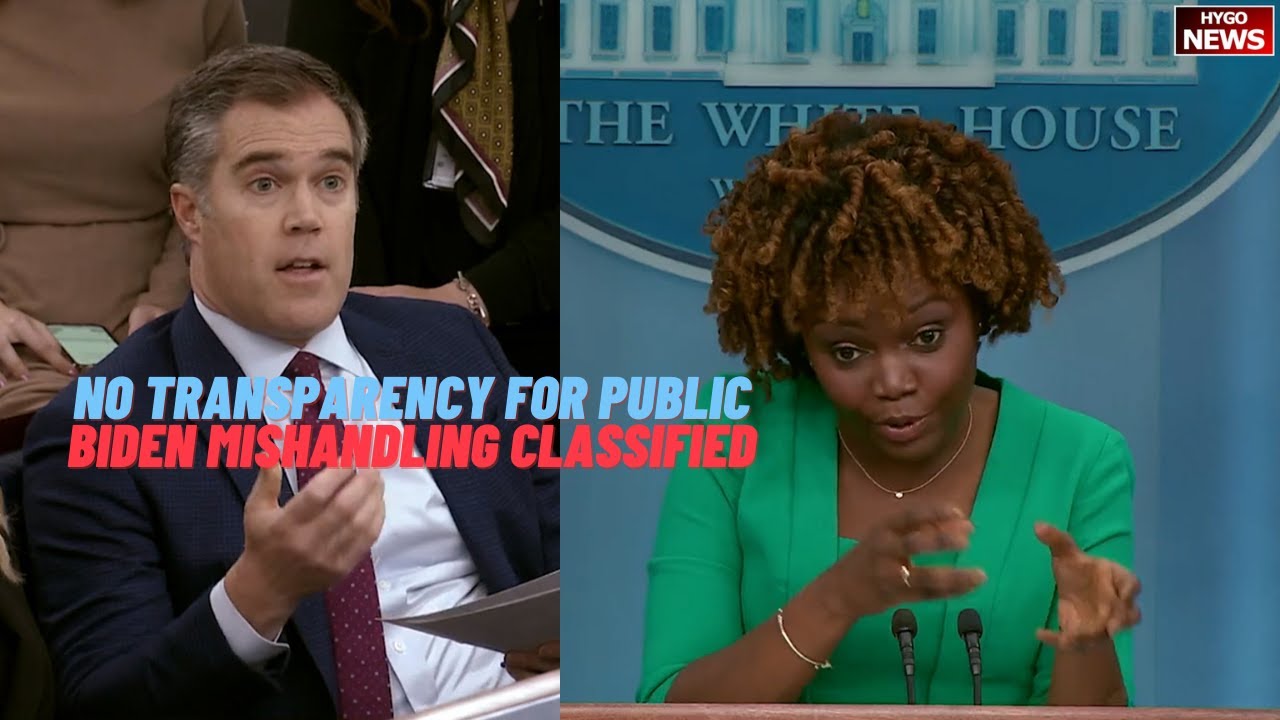 No transparency for public, NBC’s Peter Alexander spars with Karine Jean-Pierre, Biden mishandling