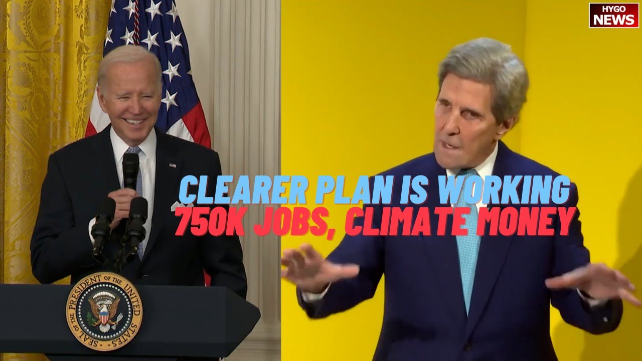 Biden: clearer than ever plan working, cut deficit, 750K new jobs, climate money