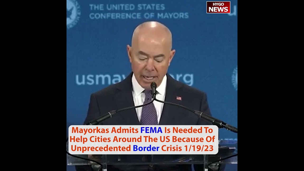 Mayorkas admits FEMA is needed to help cities around the US because of unprecedented border crisis