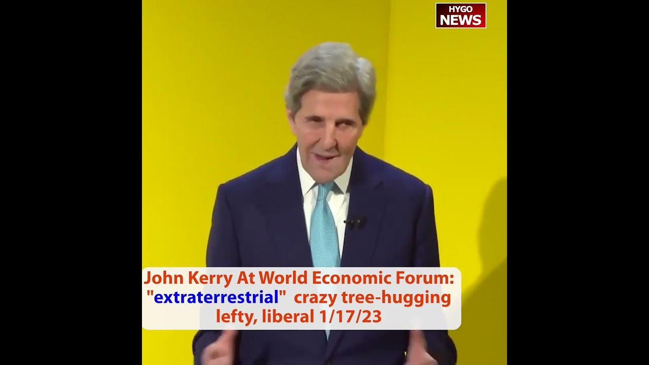 Kerry: WEF Davos Elite ‘Extraterrestrials’ Here to ‘Save the Planet’ ‘Select Group of Human Beings’